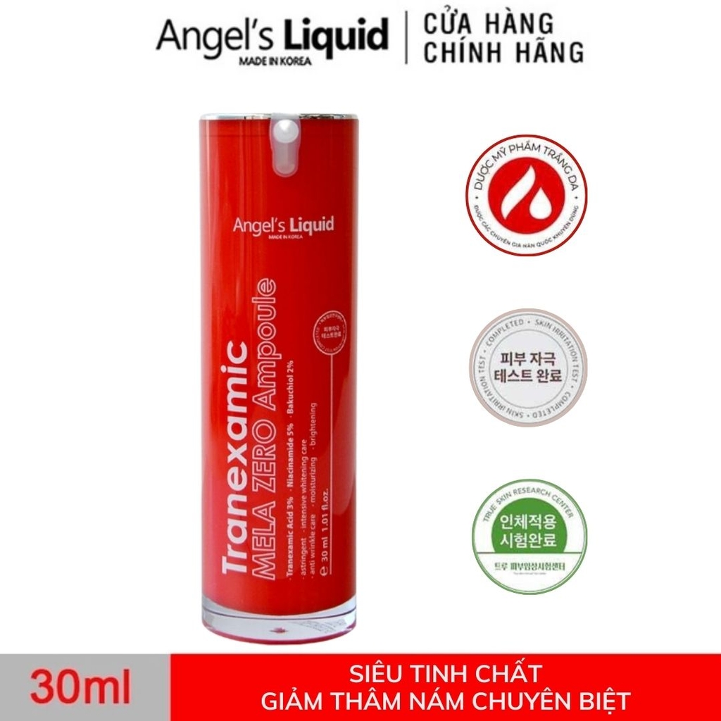 Tinh Chất Giảm Thâm Nám Chuyên Biệt Angel's Liquid Tranexamic Mela Zero Ampoule 30ml