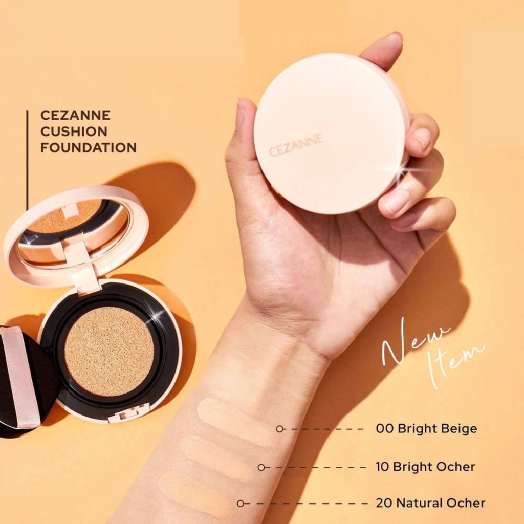 Cushion Che Phủ Mỏng Nhẹ Tự Nhiên Cezanne Foundation SPF50 PA++++ 11g