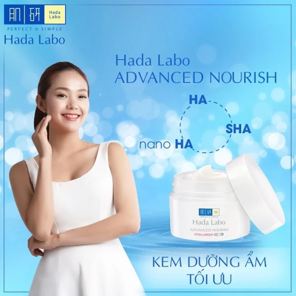 Kem Dưỡng Ẩm Hada Labo Advanced Nourish Hyaluron Cream 50g