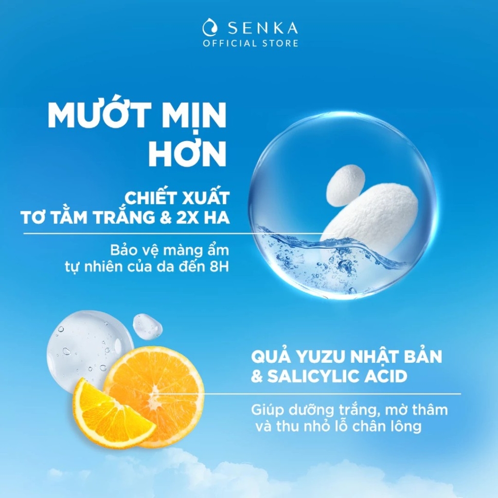Sữa Rửa Mặt Mướt Mịn Sạch Sâu Senka Perfect Whip 120g