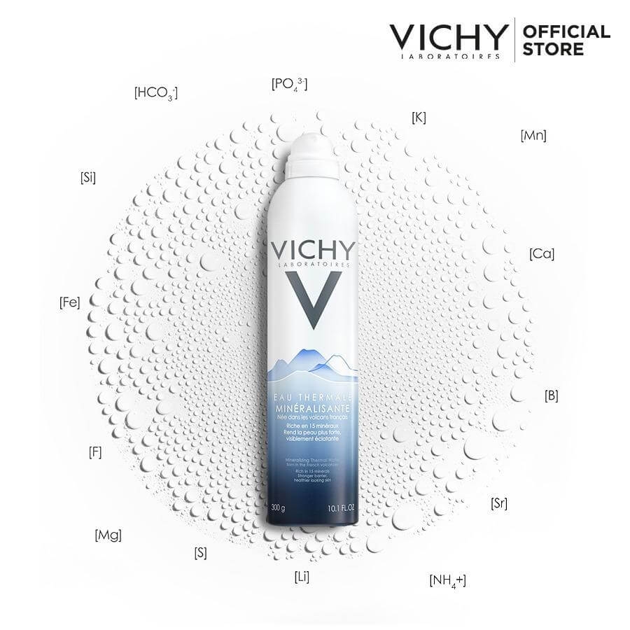 Xịt Khoáng Vichy Làm Dịu, Củng Cố & Cấp Ẩm Cho Da Mineralizing Thermal Water 300g