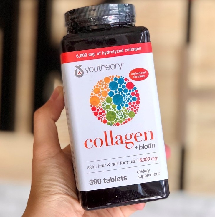 Viên Uống Collagen Youtheory Mỹ 390 Tablets Viên Uống Ngừa Lão Hóa