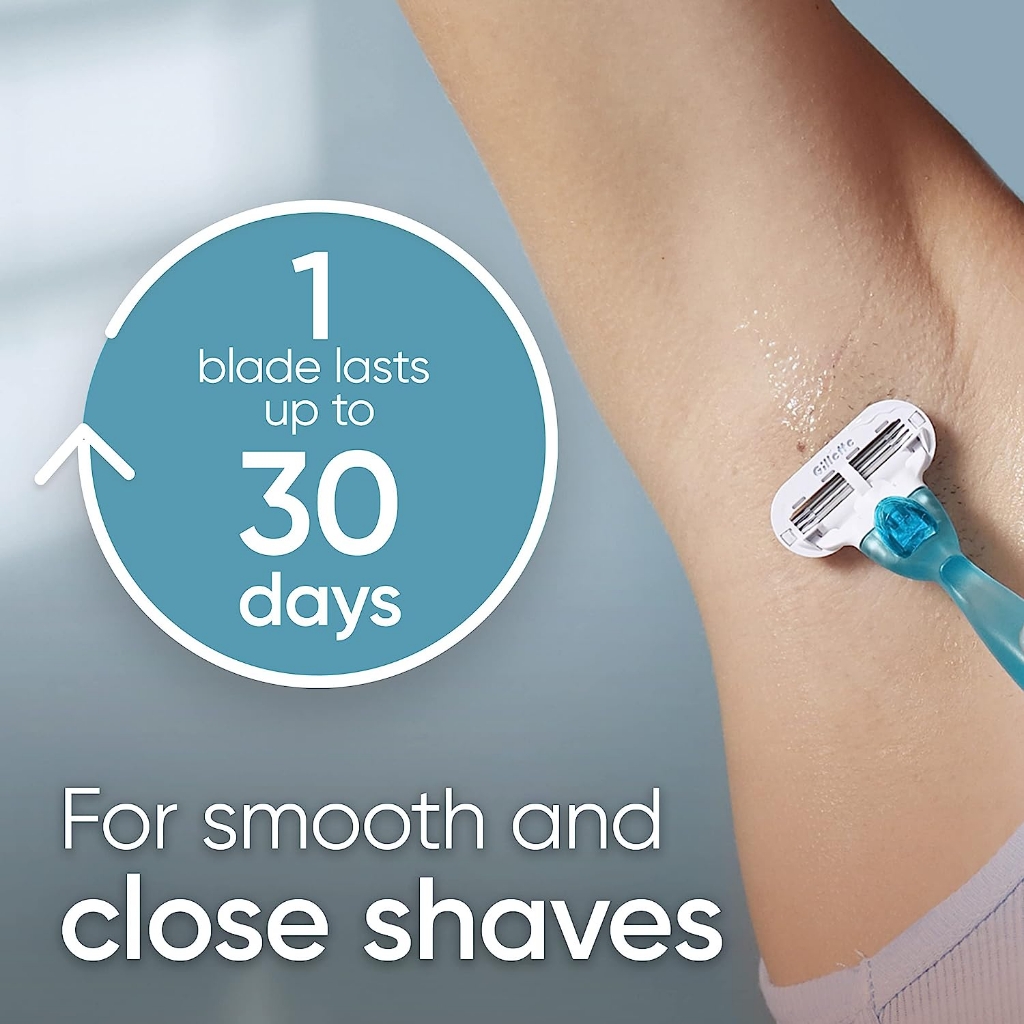 Dao Cạo Cho Nữ Cao Cấp Gillette Venus Smooth 2UP (1 Cán + 2 Lưỡi)
