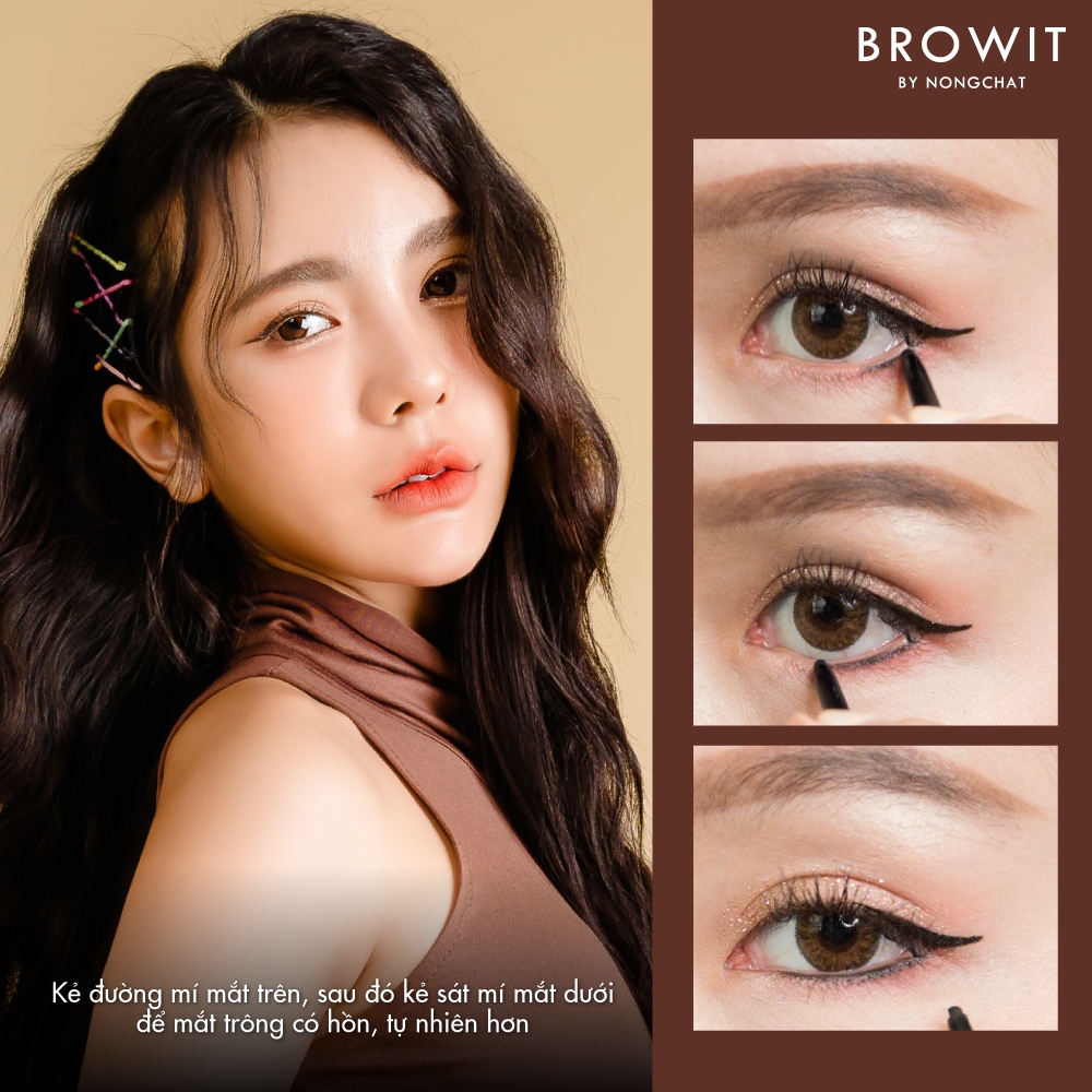 Chì Sáp Kẻ Mắt Không Lem, Không Trôi Nongchat Smooth And Slim Inner Eyeliner 0.1g