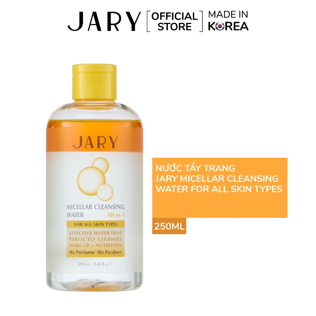 Nước Tẩy Trang Jary Micellar Cleansing Water 250ml