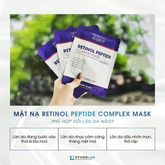 Mặt Nạ Phục Hồi, Dưỡng Da Retinol KyungLab Peptide Complex Mask 25ml