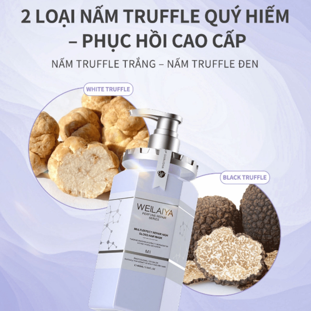 Dầu Hấp Tóc Phục Hồi Đa Tầng  Weilaiya Multi Effect Repair High Gloss Hair 450ml