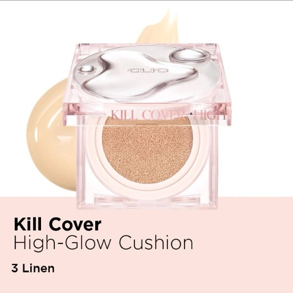 Cushion Che Phủ Toàn Bộ Lâu Trôi Cho Mọi Loại Da Cushion Clio Kill Cover High Glow 15g