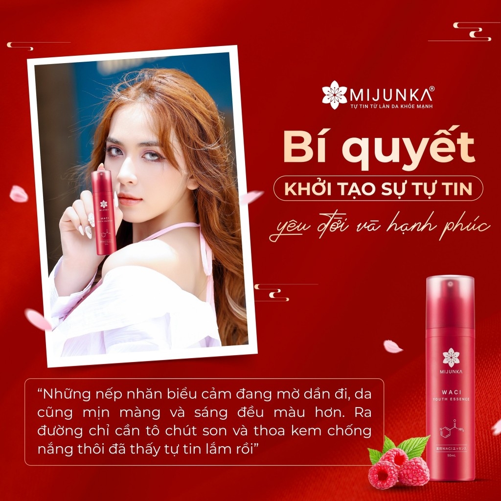 Tinh Chất Trẻ Hóa Phục Hồi Da Mijunka Waci Youth Essence 50ml