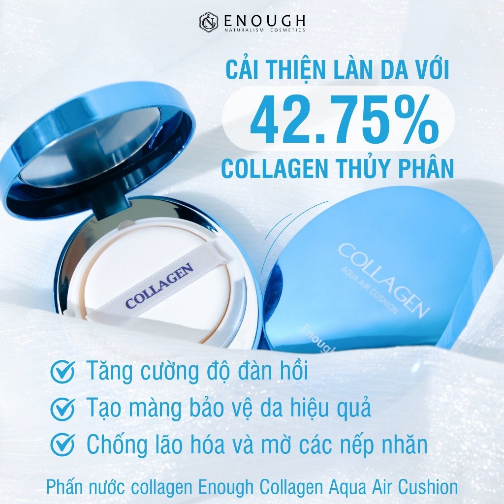 Phấn Nước Collagen Enough Collagen Aqua Air Cushion 15g