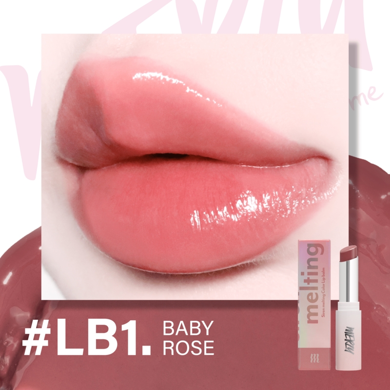 Son Dưỡng Ẩm Môi Có Màu Merzy Siren Melting Color Lip Balm 3g