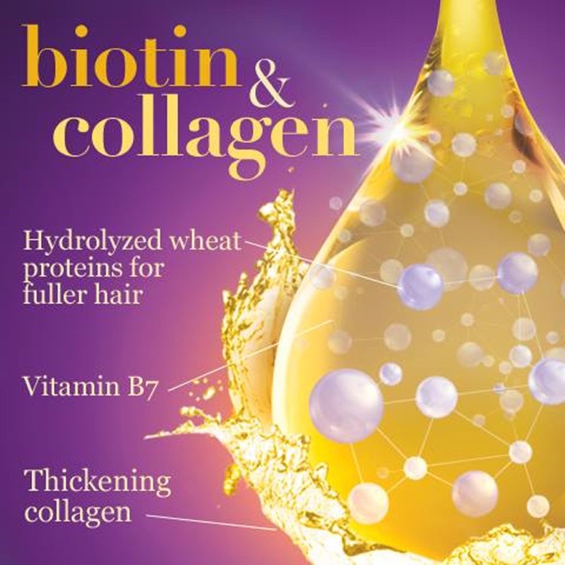 Bộ Gội Xả OGX Biotin & Collagen Dưỡng Dày Tóc 2x385ml