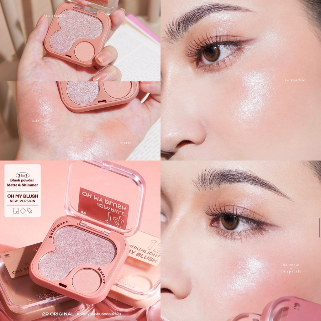 Phấn Má Hồng Kèm Highlight Oh My Blush 2in1 4.3g
