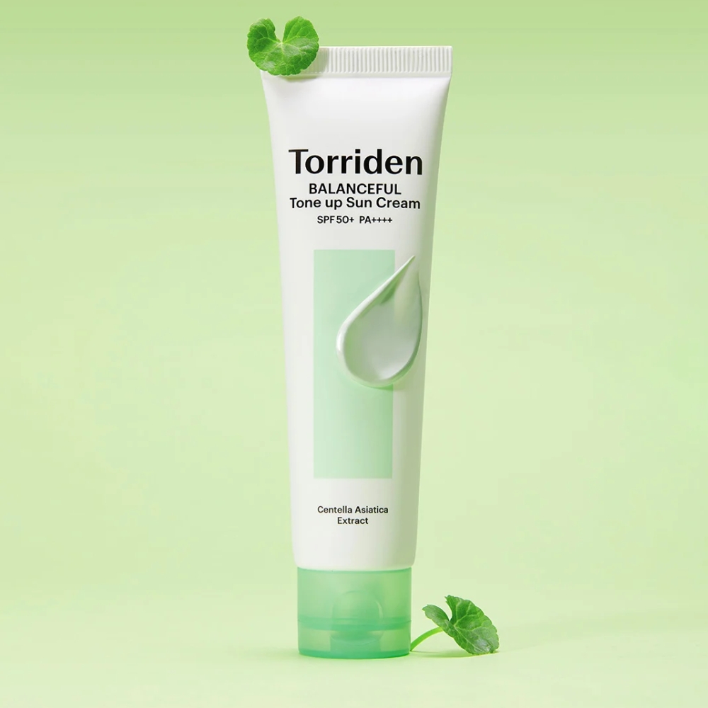 Kem Chống Nắng Nâng Tone Torriden Balanceful Cica Tone Up Sun Cream SPF50+ PA++++ 60ml 