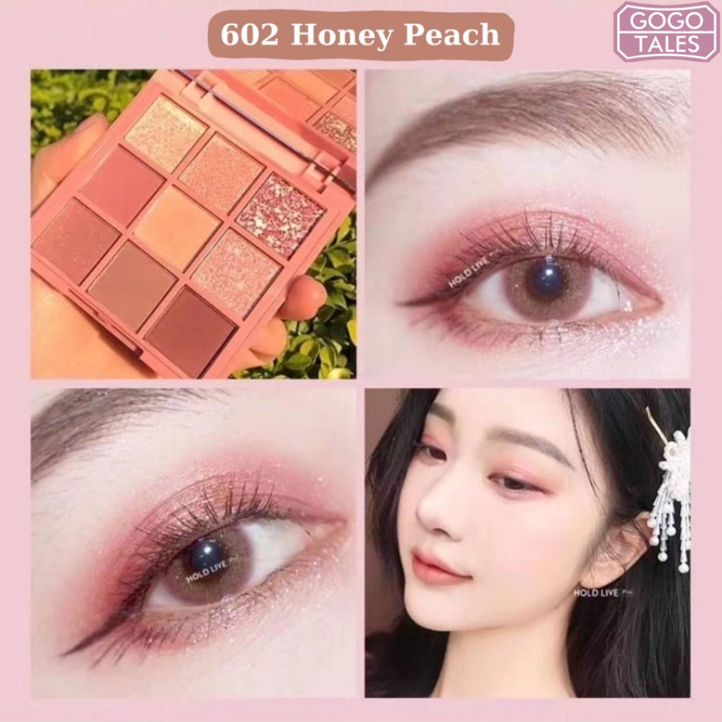 Bảng Phấn Mắt 9 Ô Hold Live Pro Red Velvet Honey Eyeshadow 7g