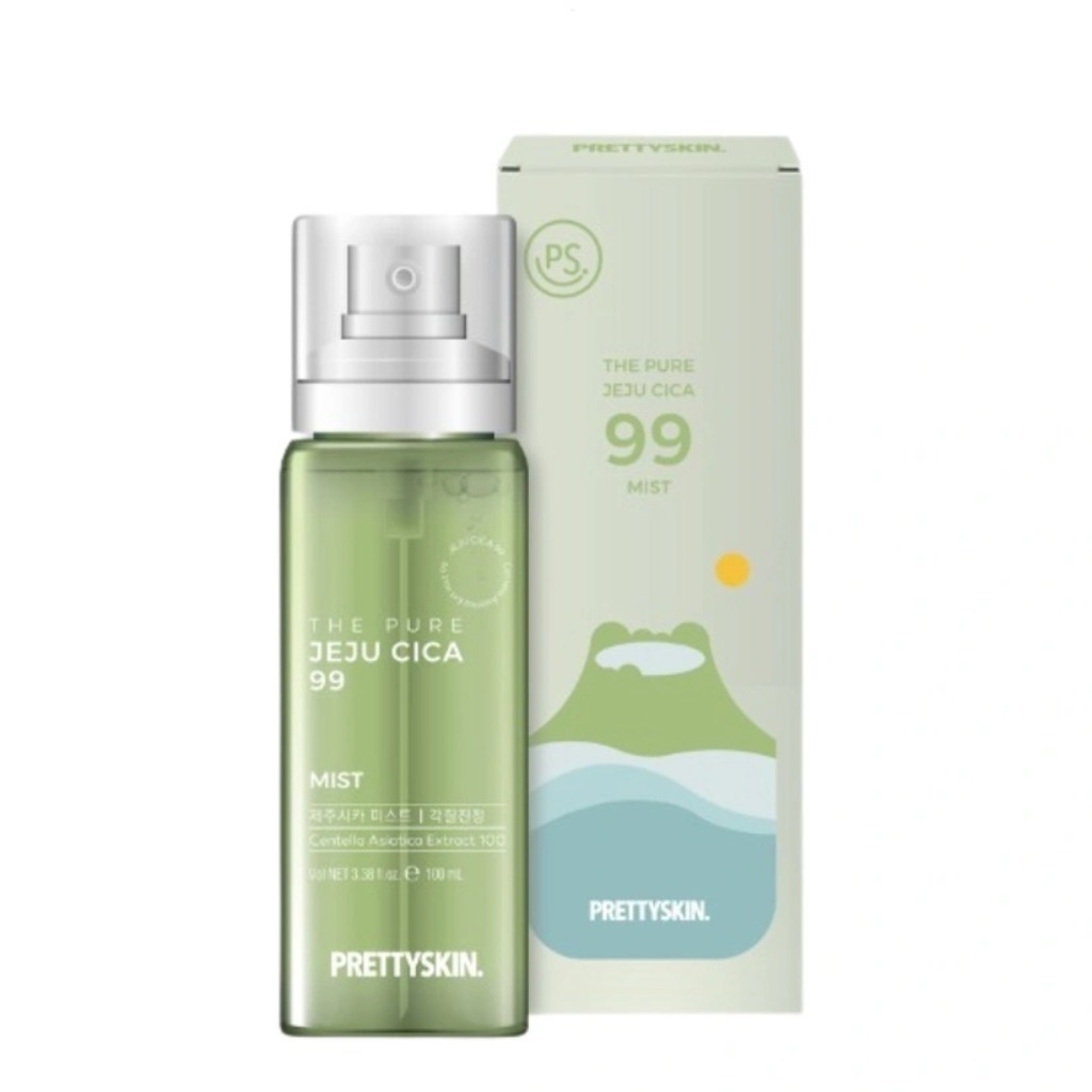 Xịt Khoáng Rau Má Pretty Skin The Pure Jeju Cica 99 Mist 100ml