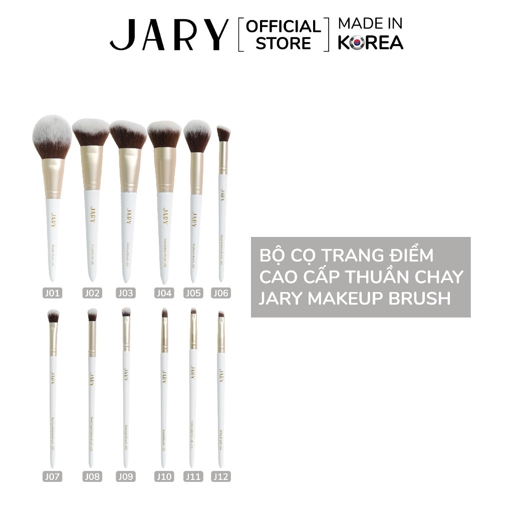 Cọ Trang Điểm Cao Cấp Thuần Chay Jary Makeup Brush
