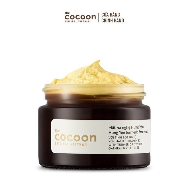 Mặt Nạ Nghệ Hưng Yên Cocoon Giúp Da Rạng Rỡ Mịn Màng Hưng Yên Turmeric Face Mask 30ml