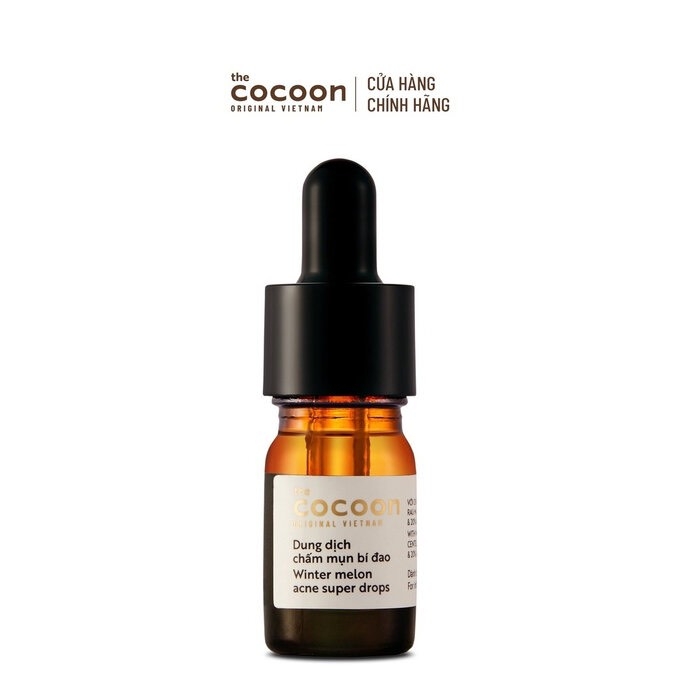 Dung Dịch Chấm Mụn, Trị Mụn Sưng Viêm Chiết Xuất Bí Đao The Cocoon Winter Melon Acne Super Drops 5ml