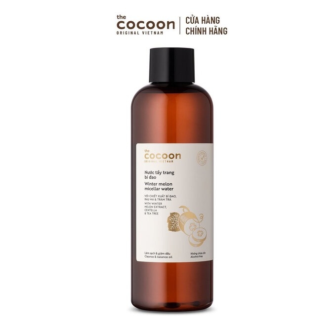 Nước Tẩy Trang Làm Sạch Dịu Nhẹ Chiết Xuất Bí Đao The Cocoon Winter Melon Micellar Water 500ml