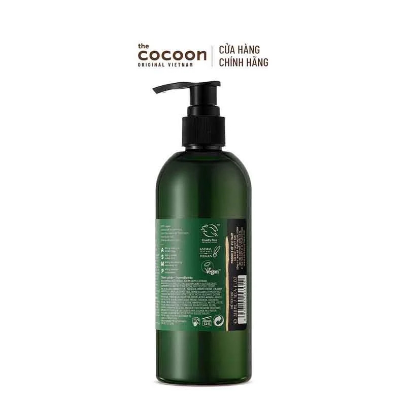 Dầu Gội Tinh Chất Dầu Bưởi Giúp Giảm Gãy Rụng & Kích Thích Mọc Tóc The Cocoon Pomelo Shampoo 310ml