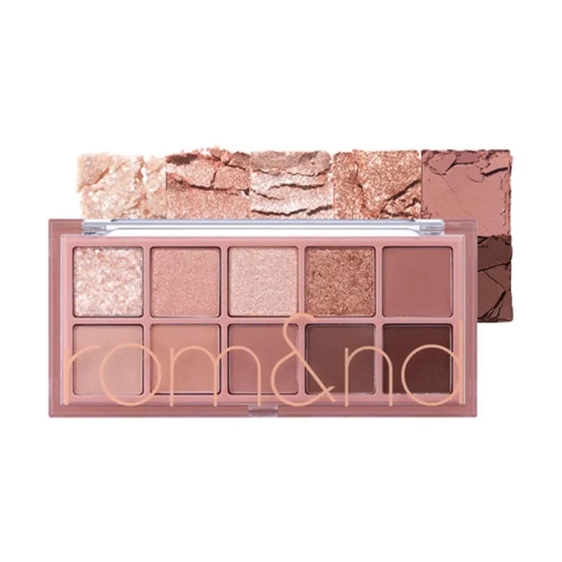 Bảng Phấn Mắt 10 Màu Siêu Lấp Lánh Romand Better Than Eye Palette 7.5g