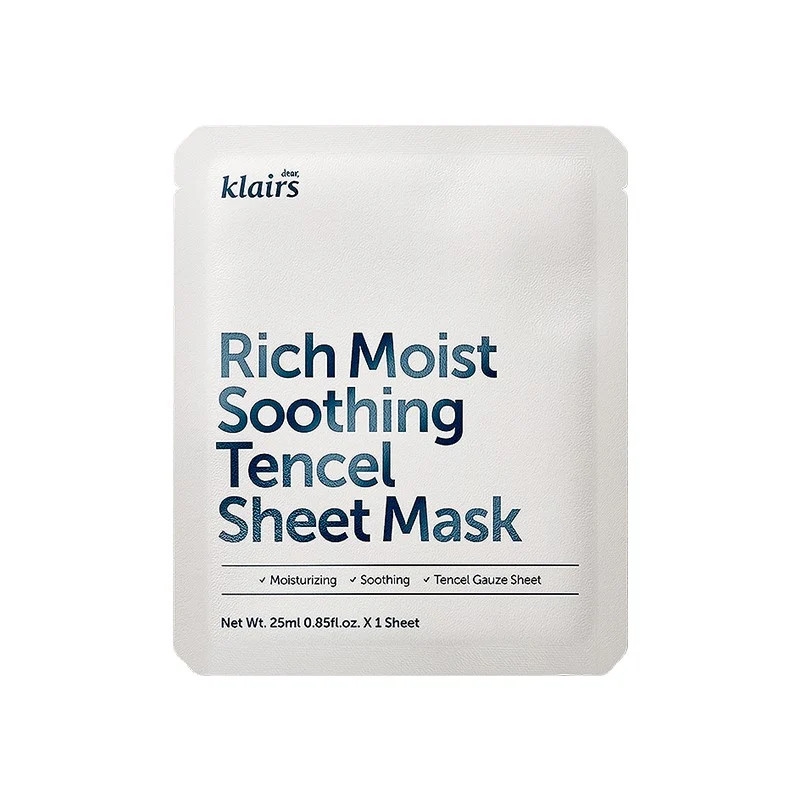 Mặt Nạ Dưỡng Ẩm Klairs Rich Moist Soothing Tencel Sheet Mask 25ml