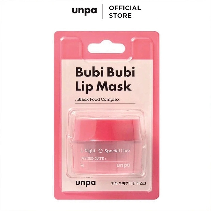Mặt Nạ Ngủ Môi Dưỡng Ẩm, Chống Lão Hóa Unpa Bubi Bubi Lip Mask 9g