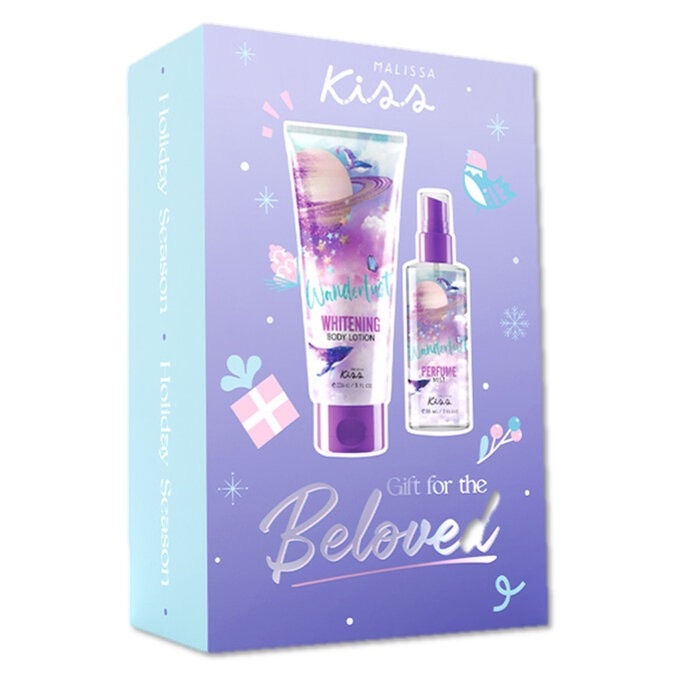 Bộ Quà Tặng Malissa Kiss For Beloved Wanderlust 3 Món Body Lotion 226g + Body Mist 88ml + Tote Bag