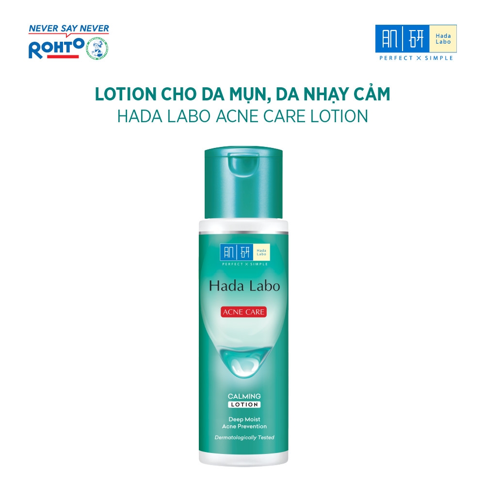 Dung Dịch Hada Labo Dưỡng Ẩm Cho Da Mụn Và Nhạy Cảm Acne Care Calming Lotion 170ml