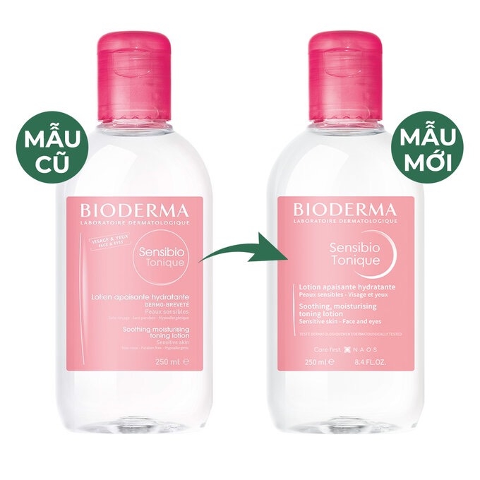 Nước Hoa Hồng Cho Da Nhạy Cảm Bioderma Sensibio Tonique 250ml