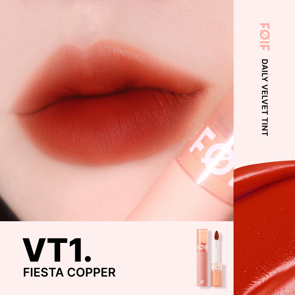 Son Kem Lì Hàn Quốc Thuần Chay, Mịn Mượt Lâu Trôi Foif Daily Velvet Tint 3g