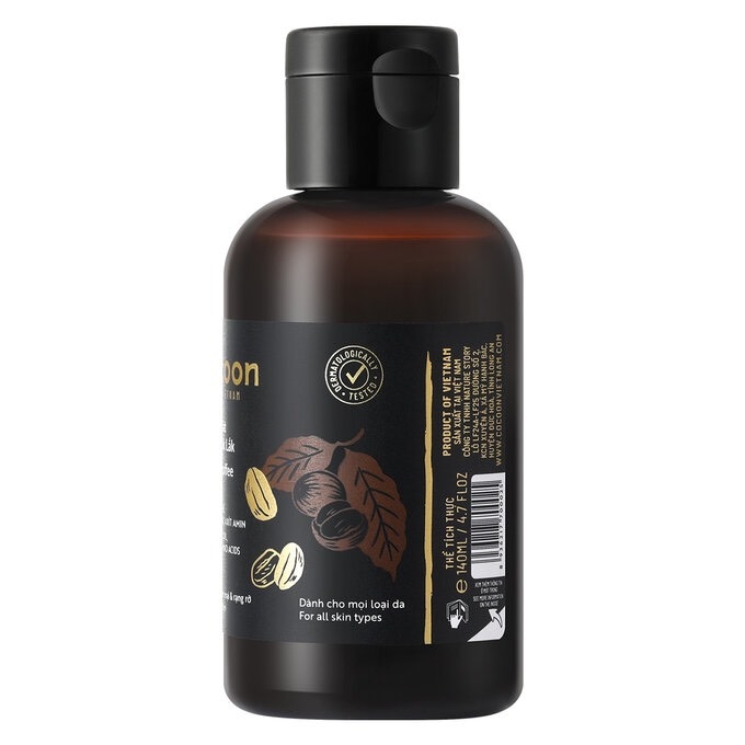 Gel Rửa Mặt Làm Sạch Dịu Nhẹ Giúp Da Tươi Sáng, Đều Màu Cocoon Dak Lak Coffee Cleanser 140ml