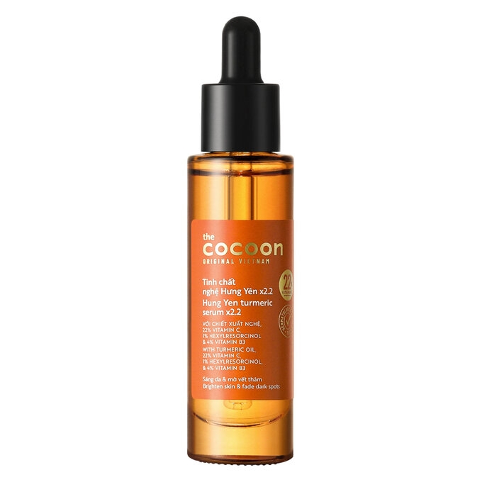 Tinh Chất Làm Sáng, Mờ Thâm Chiết Xuất Nghệ Hưng Yên Cocoon Hung Yen Turmeric Serum x2.2 Vitamin C 30ml