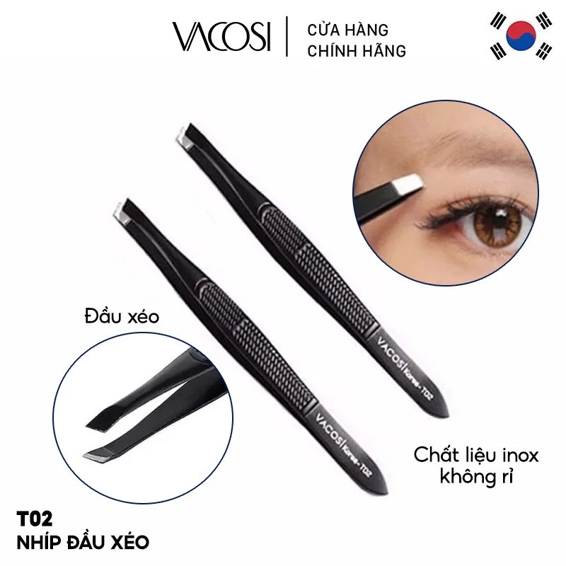 Nhíp Đầu Xéo Đa Năng Vacosi Slanted Tweezers -T02