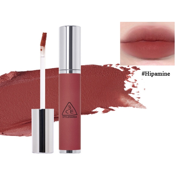 Son Kem Lì, Mịn Mượt Môi 3CE Hazy Lip Clay 4g