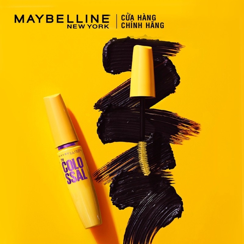 Mascara Dưỡng Mi Collagen Dày Gấp 10 Lần Maybelline New York Colossal Không Lem 9.2ml