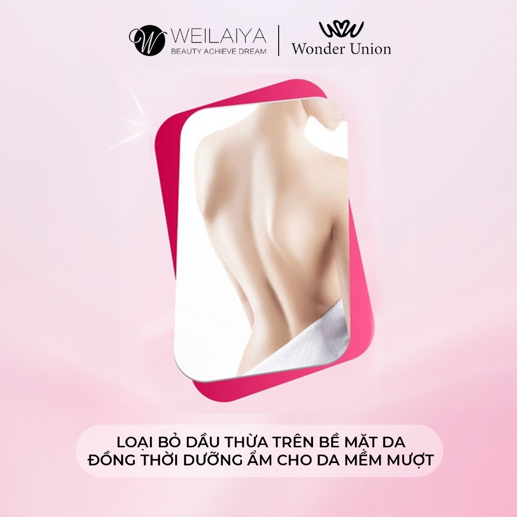 Sữa Tắm Trắng Da Hoa Trà Weilaiya Niacinamide Shower Gel 450ml