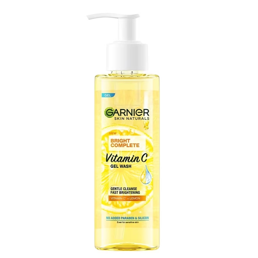 Gel Rửa Mặt Vitamin C Sạch Sâu Dịu Nhẹ Sáng Da Garnier Skin Naturals Bright Complete Vitamin C Gel Wash 120ml