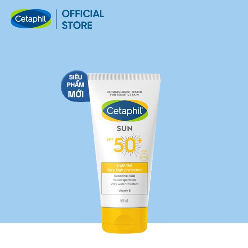 Gel Chống Nắng Dịu Nhẹ Cho Da Nhạy Cảm Cetaphil Sun SPF 50+ Light 50ml