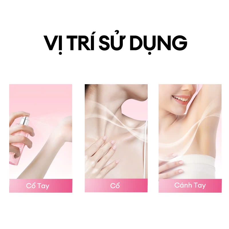 Xịt Thơm Toàn Thân Body Mist Colorkey Rose Crush Shimmer Hương Thơm Ngọt  Ngào, Tươi Mới