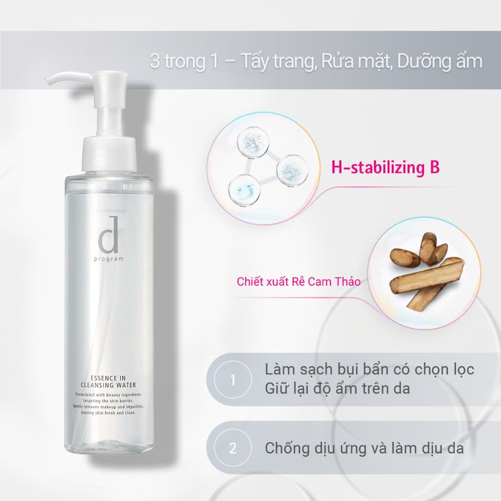Dầu tẩy trang D Program Essence In Cleansing Oil 120ml