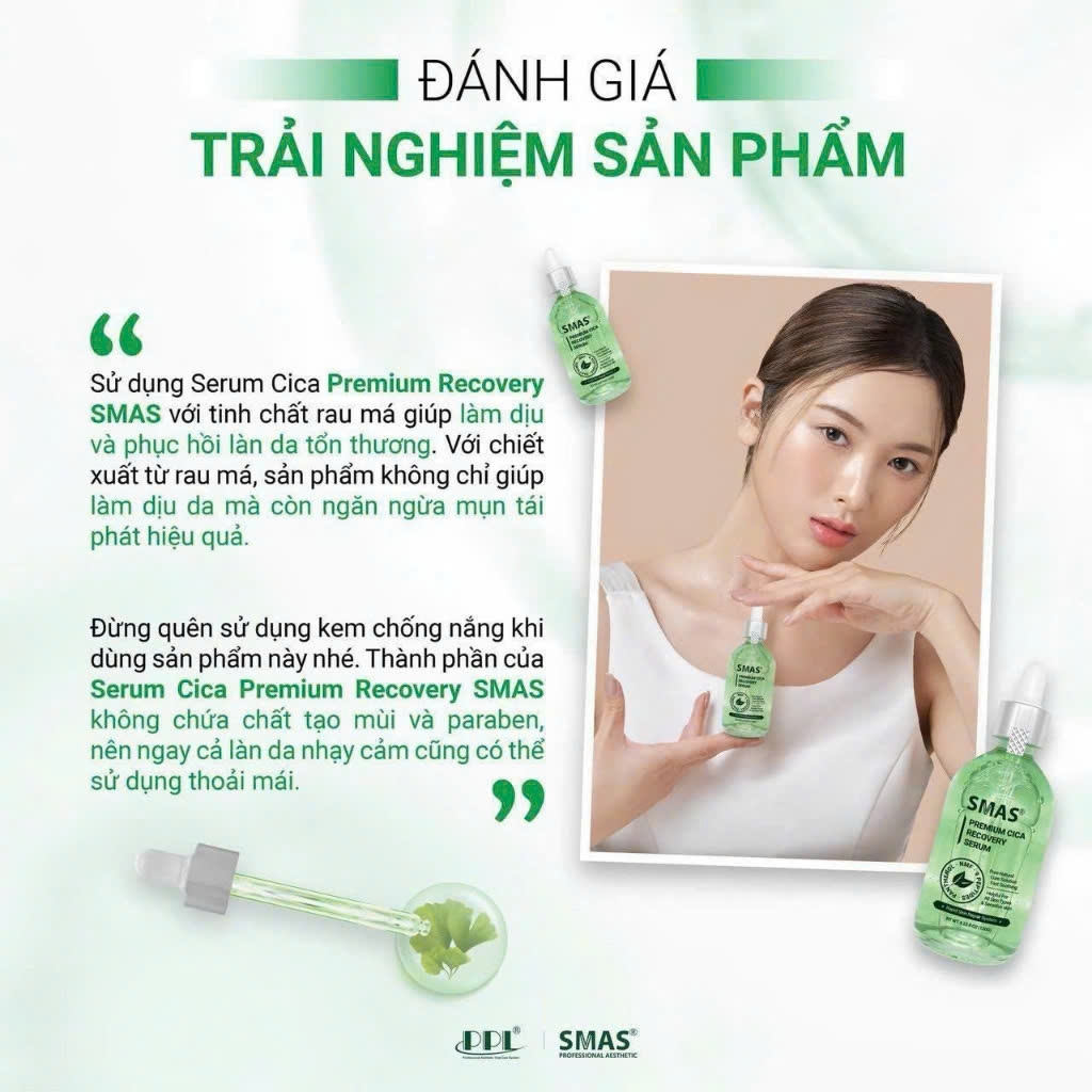 Serum Phục Hồi Làm Dịu Smas Premium Cica Recovery 100ml