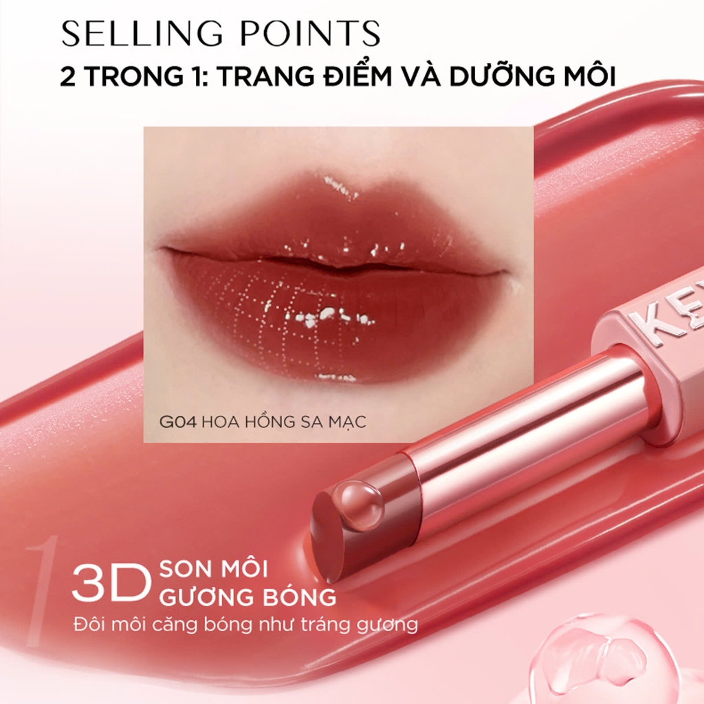 Son Dưỡng Colorkey Juicy Glow Lipstick 3g