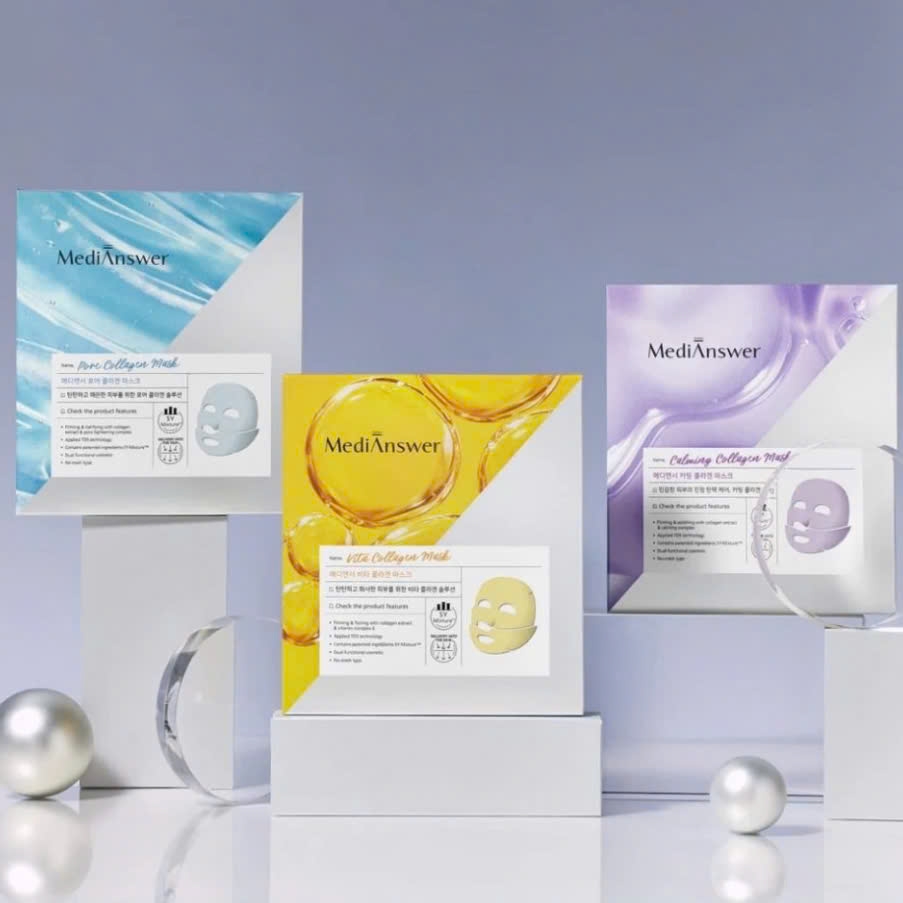 Mặt Nạ Thạch Chống Lão Hóa MediAnswer Vita Collagen Mask 35g