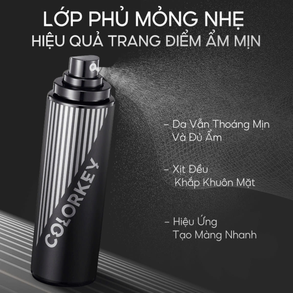Xịt Khoá Định Đình Lớp Trang Điểm Colorkey Airy Matte Setting Spray 100ml