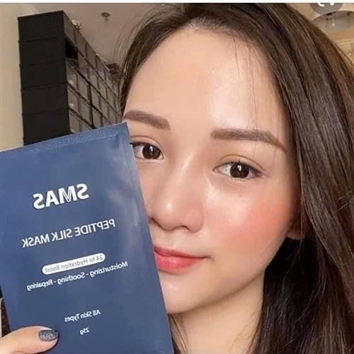 Mặt Nạ Cấp Ẩm, Phục Hồi Da Smas Peptide Silk Mask 24H Hydration Boost