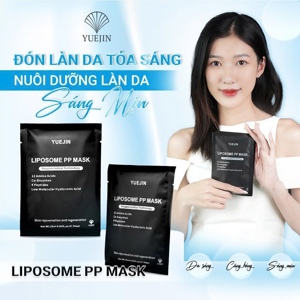 Mặt Nạ Phục Hồi, Cấp Ẩm Đa Tầng Yuejin Liposome PP Mask 25ml 