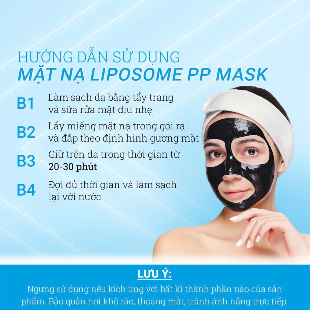 Mặt Nạ Phục Hồi, Cấp Ẩm Đa Tầng Yuejin Liposome PP Mask 25ml 