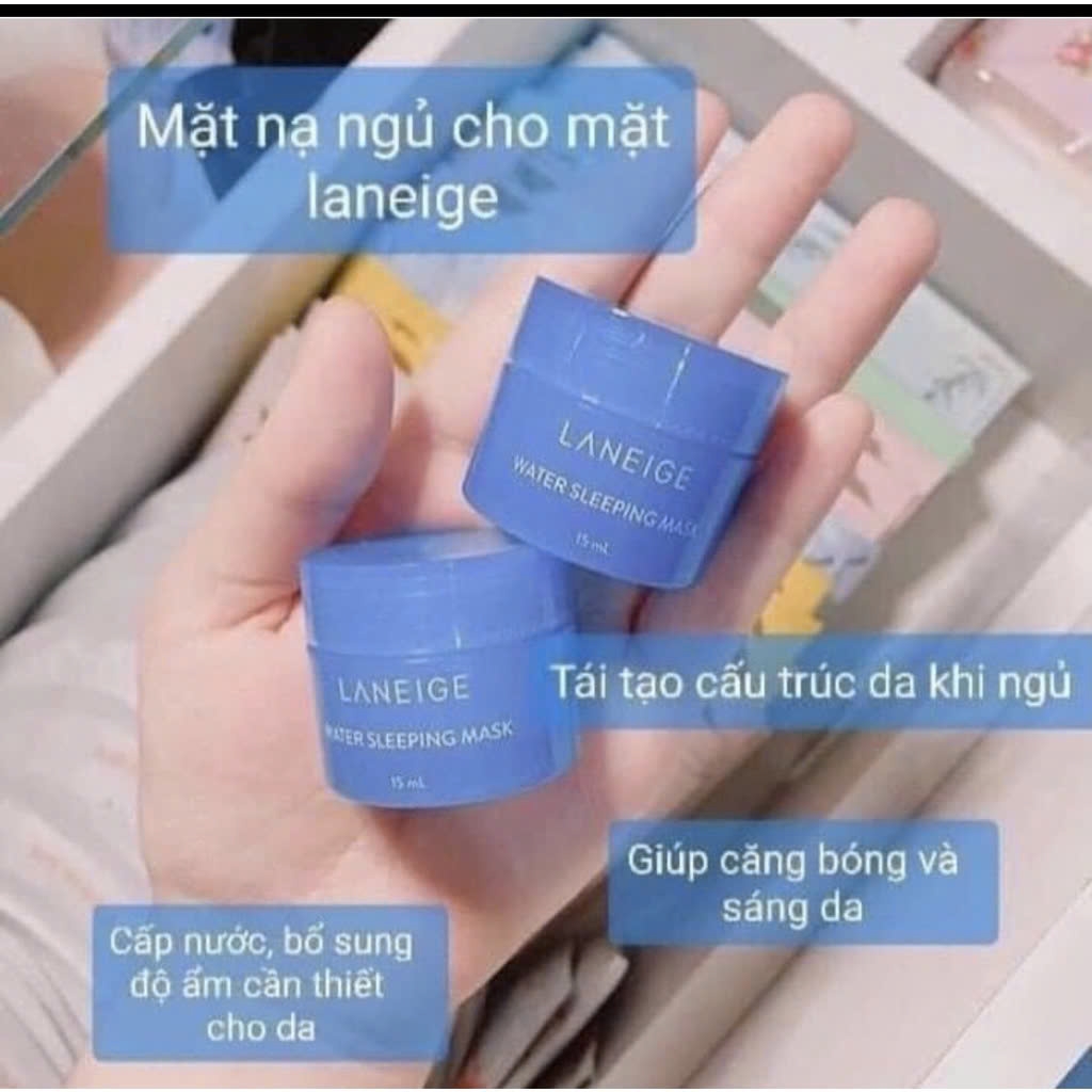 Mặt Nạ Ngủ Cho Làn Da Căng Mọng Nước Laneige Water Sleeping Mask Mini 15ml